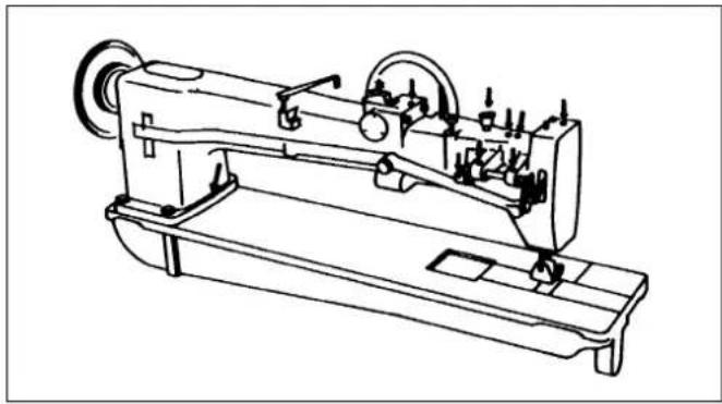 JUKI LG-158 - WARNING : - 2
