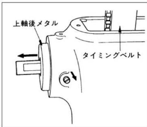 上軸後メタル タイミングベルト