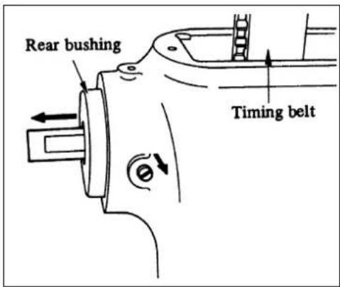 Rear bushing Timing belt