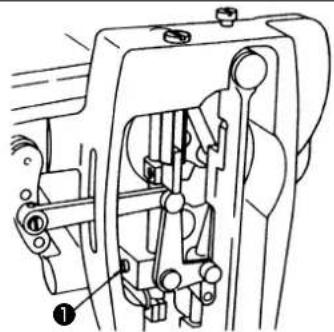 Technical diagram of a mechanical device with numbered components and labeled parts