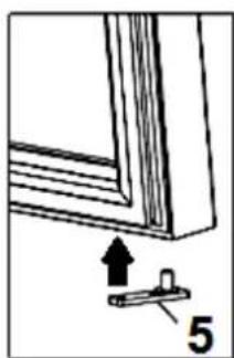 PKM UWTS56-20G - HOW TO CHANGE THE HINGE POSITION - 8