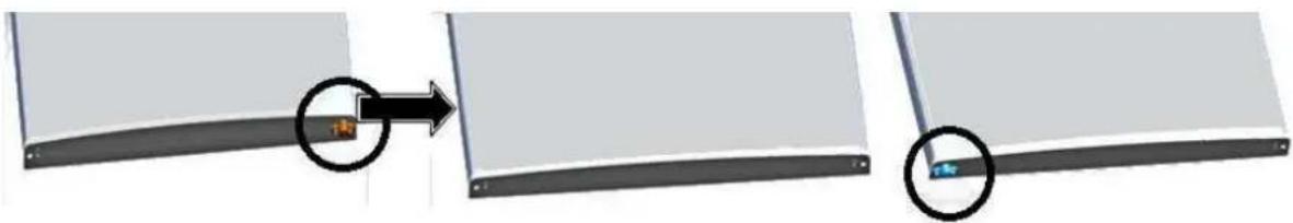 PKM GS 169.4A++ - Changing of the hinge position - 4