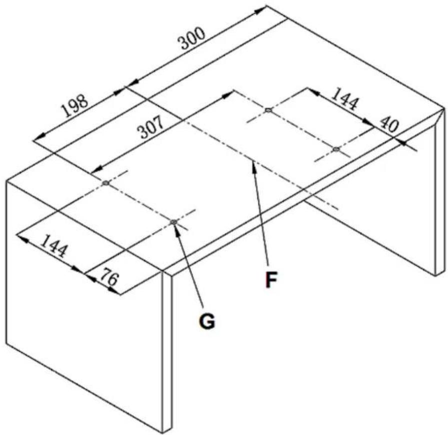 198 300 307 144 40 144 76 G F