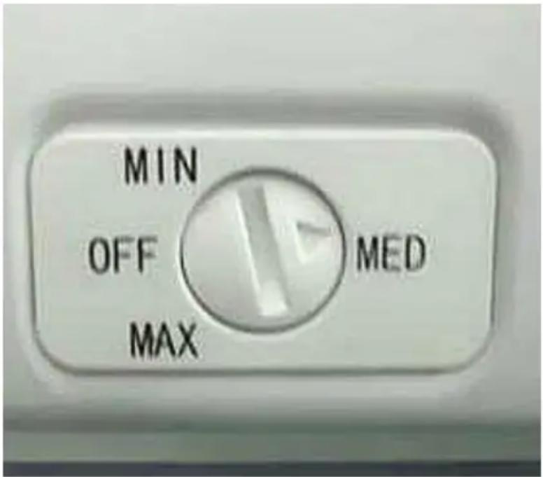 MIN OFF 1/1 MED MAX