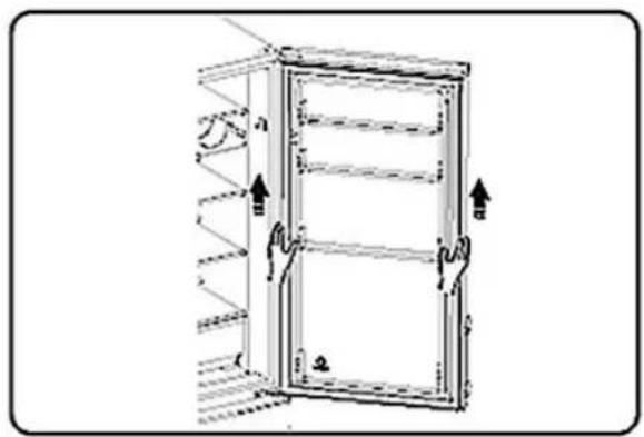 PKM GS165-2 - HOW TO CHANGE THE HINGE POSITION - 4