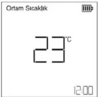 Ortam Sıcaklık 23°C 12:00
