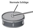 ROLAND PDA100L - Normale Schläge - 1