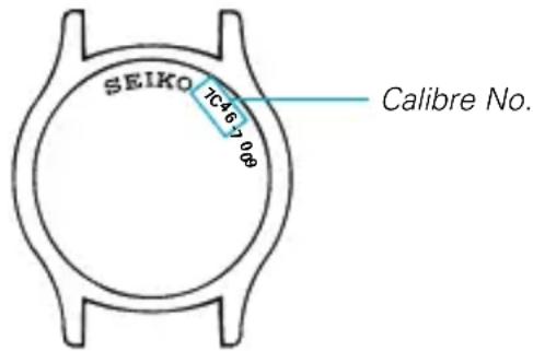 SEIKO 7c46-108 Calibre No.