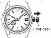 SEIKO 9R86 - How to set the time and date - 1