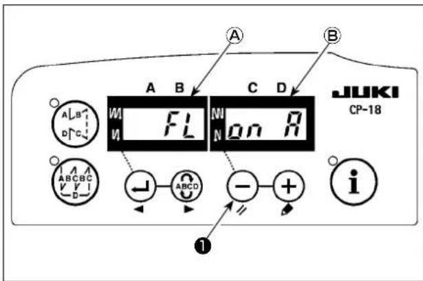 A B A B FL C D JUKI CP-18 ABCDC V - D- - + - i