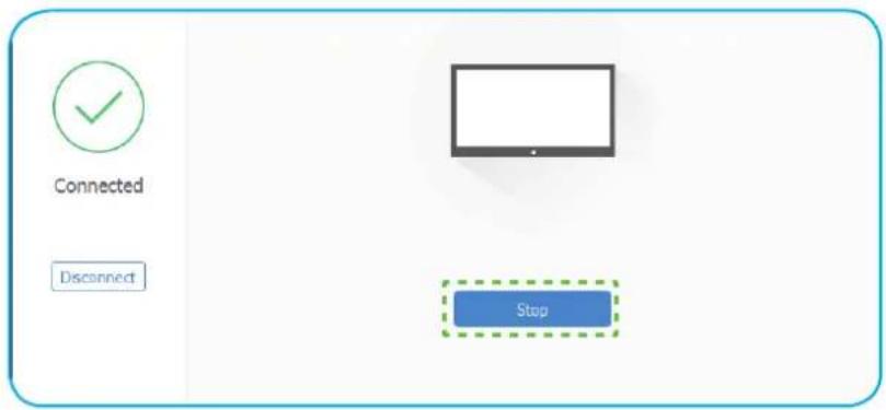 Connected Disconnect Stop