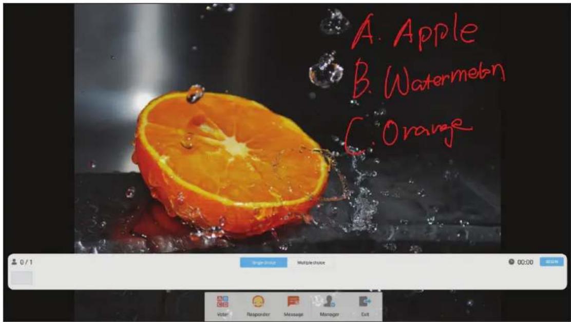 A. Apple B. Watermelon C. Orange