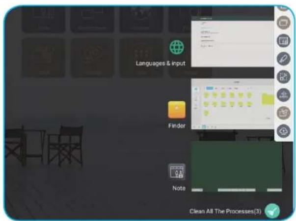 Languages & input Finder Note Clean All The Processes(3)