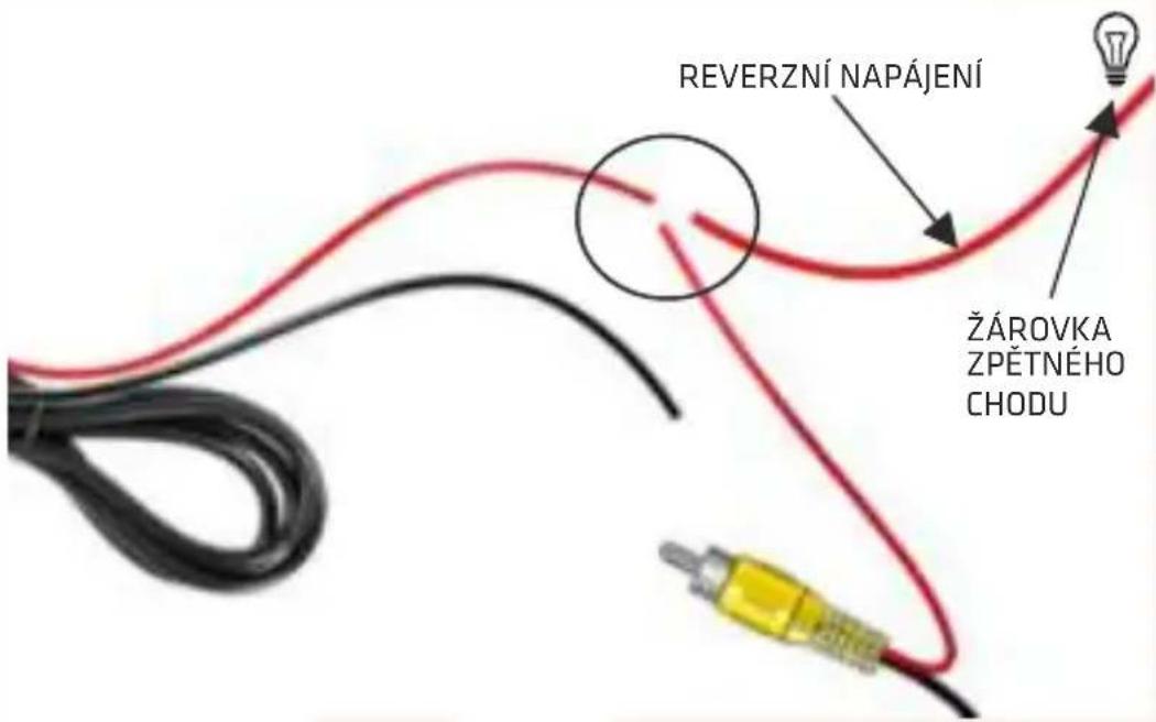 REVERZNÍ NAPÁJENÍ ŽÁROVKA ZPĚTNÉHO CHODU