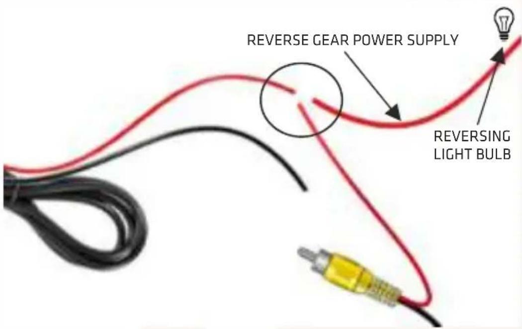 REVERSE GEAR POWER SUPPLY REVERSING LIGHT BULB