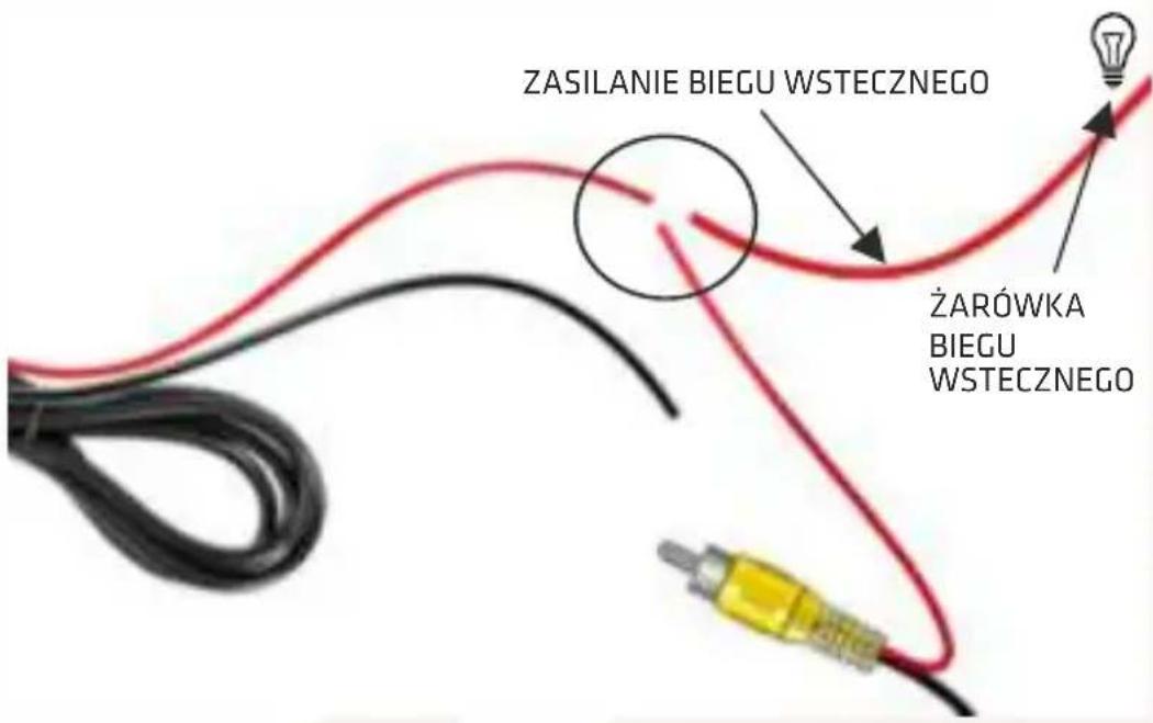 ZASILANIE BIEGU WSTECZNEGO ŻARÓWKA BIEGU WSTECZNEGO
