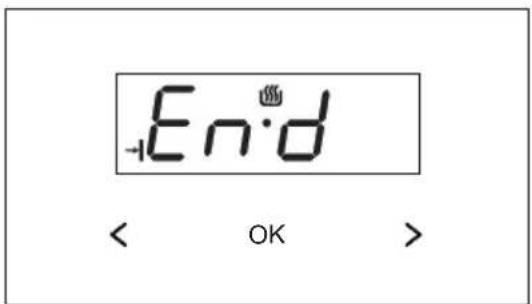 .En:d < OK >