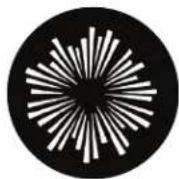 Elation Fuze Spot - INTERCHANGEABLE-ROTATING GLASS GOBO WHEEL 2 - 5