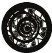 Elation Fuze Spot - INTERCHANGEABLE-ROTATING GLASS GOBO WHEEL 2 - 2