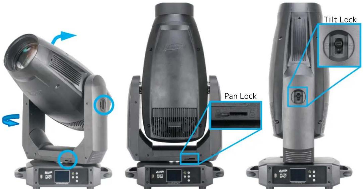 Tilt Lock Pan Lock