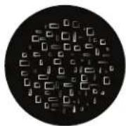 Elation Fuze Spot - INTERCHANGEABLE-ROTATING GLASS GOBO WHEEL 2 - 3