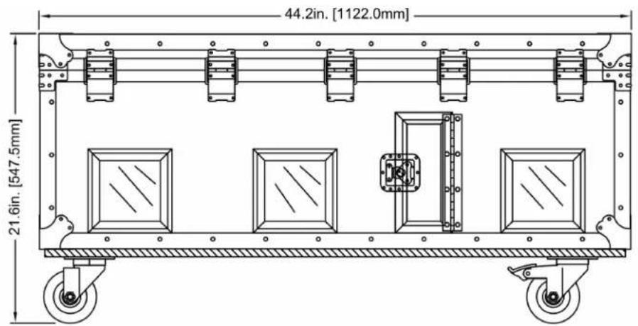 44.2in. [1122.0mm] 21.6in. [547.5mm]
