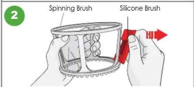 Spinning Brush Silicone Brush