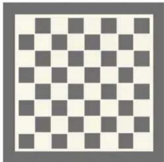 Checkerboard pattern with alternating dark and light squares (no text or symbols)