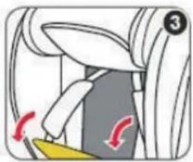 Chipolino Techno - REMOVAL OF THE FABRIC COVER OF THE CAR SEAT - 3