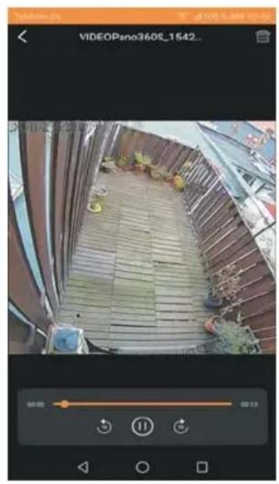 STABO WLAN outdoorcam_fisheye 180° HD 510914 - Viewing manual recordings - 3