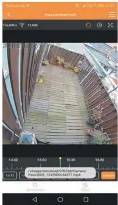 STABO WLAN outdoorcam_fisheye 180° HD 510914 - Manual recording - 4