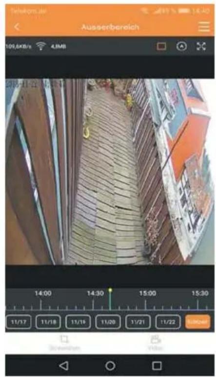 STABO WLAN outdoorcam_fisheye 180° HD 510914 - Automatic panning the 180° view - 2