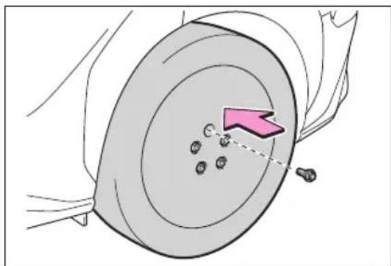 SUBARU Solterra Limited (2023) - Installing the tire - 5