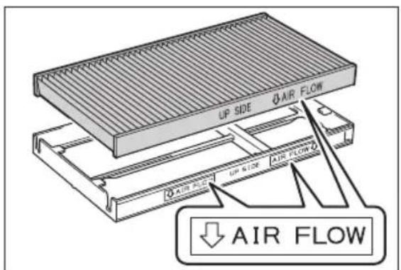 UP SIDE AIR FLOW AIR FLOW UP SIDE AIR FLOW ↓ AIR FLOW