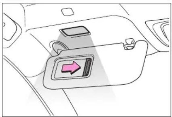 SUBARU Solterra Limited (2023) - Vanity mirrors - 1