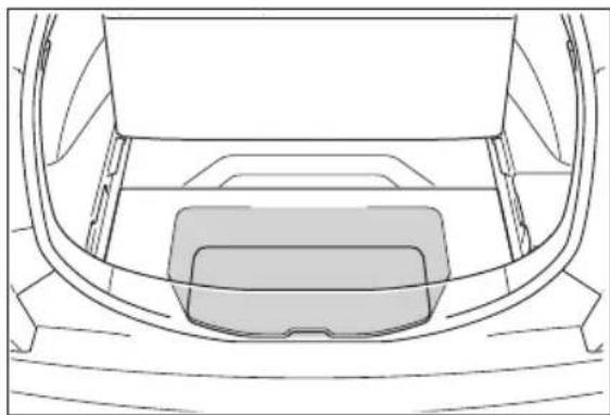 SUBARU Solterra Limited (2023) - Deck under tray - 1