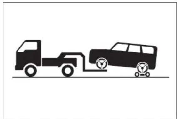 SUBARU Solterra Limited (2023) - Towing with a wheel-lift type truck - 1