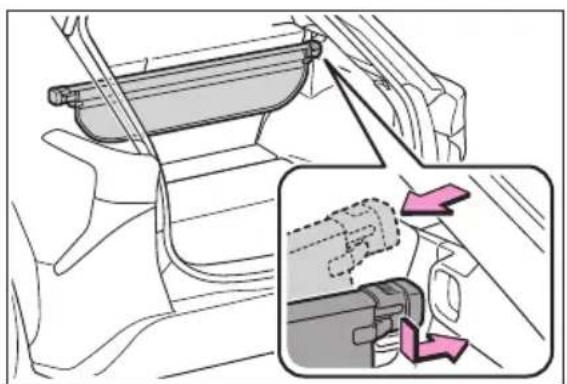 SUBARU Solterra Limited (2023) - ■Installing the luggage cover - 1