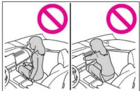 Illustration showing two scenarios of a person in bed with a 'no' symbol, indicating no smoking or absence.