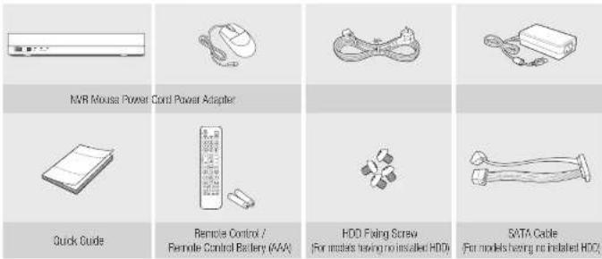 Hanwha QRN-1620S - Package Contents - 2