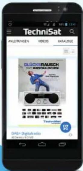 TechniSat ANLEITUNGEN VIDEOS KATALOGE GLÜCKSRAUSCH TORTÄRT RADORAUSCHEN Technikredit DAB + Digitalradio 68 Second - 26.3 MB