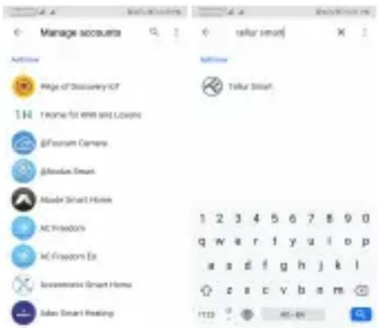 Manage accounts Page of Discovery IoT 14 home for items and owners @Tourism Camera @Mission Smart Mouse Smart Home AC Fitness AC Fitness Ex Sustainable Smart Home Jaher Smart Heating takur smart Takur Smart 1 2 3 4 5 6 7 8 9 0 q w e r f y u l o p a s d f g h j k l c s c v b a m 1123 AT - AT