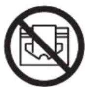 ECG TV 3030 Heat R - Do not immerse in water! – Ne potapljajte v vodo! - 1