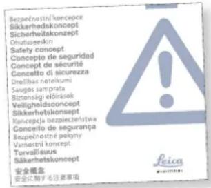 Bezpečnostní koncepce Säkerhedskoncept Sicherheitskonzept Ohutuserskin Safety concept Concepto de seguridad Concept de securité Concetto di sicurezza Urešlas notelkumi Savgos samprata Bittonsági előrások Veiligheidsconcept Säkerhetskoncept Koncepça bezpieczestnitya Conceito de segurança Bezpečnostné pokyny Vamortní koncept. Turvallisuus Säkerhetskoncept 安全概念 安全以期予名注意事项