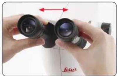 LEICA S9 E Set CO - Augenabstand einstellen - 1