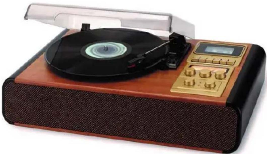 Reflexion HIF1975BT - Bluetooth-Turntable in wooden case with - 1