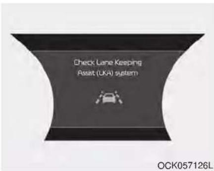 Check Lane Keeping Assist (UKA) system OCK057126L