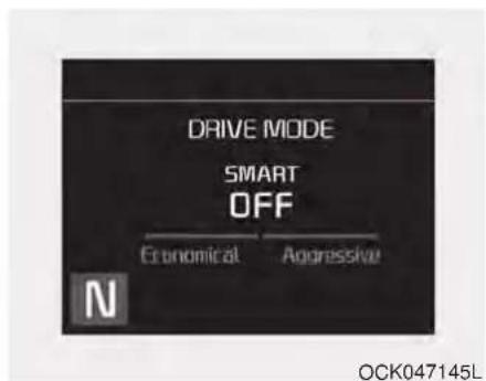 DRIVE MODE SMART OFF Economical Aggressive N OCK047145L