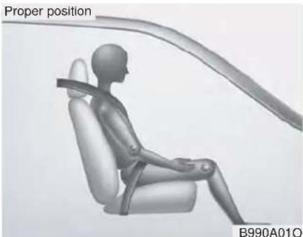 Proper position B990A010