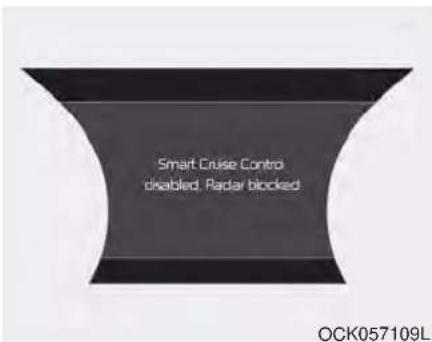 Smart Cruise Contro disabled, Radar blocked OCK057109L